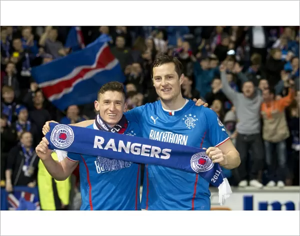 Rangers Football Club: Fraser Aird and Jon Daly's Title-Winning Moment at Ibrox Stadium