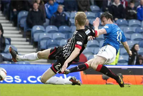 Calum Gallagher Scores Debut Goal: Rangers FC vs Dunfermline Athletic, Scottish League One, Ibrox Stadium
