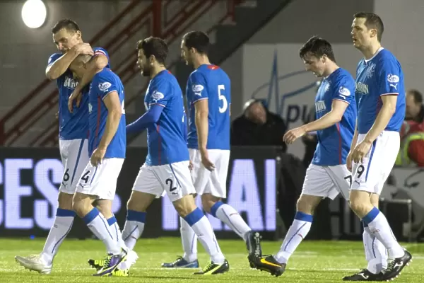 Rangers FC: Fraser Aird's Thrilling Goal Celebration in Scottish Cup Quarter Final Replay vs Albion Rovers