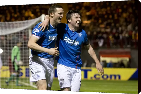 Rangers: Unforgettable Moment - Jon Daly and Calum Gallagher's Euphoric Celebration of the Scottish Cup Quarter Final Replay Goal (2003)