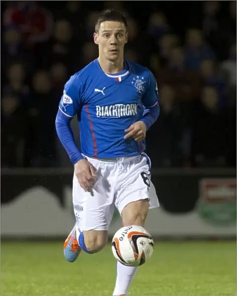 Rangers Football Club's Ian Black in Action at the Scottish Cup Quarter Final Replay vs Albion Rovers (Scottish Cup Winners 2003)