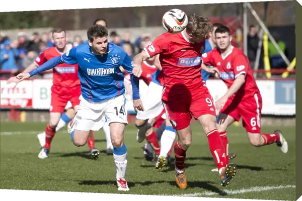Clash at Glebe Park: Faure and Thomson Leap for the Scottish Cup Glory