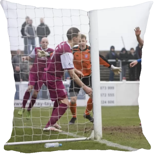 Rangers Fraser Aird Scores the Dramatic Winning Goal Against Arbroath in Scottish League One at Gayfield Park