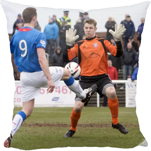 Rangers Jon Daly Thwarted by Arbroath's Sandy Wood: Dramatic Save in Scottish League One