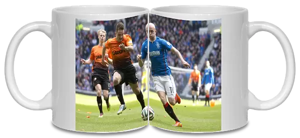 Intense Battle for Supremacy: Rangers vs Dundee United at Ibrox Stadium - The Epic Scottish Cup Semi-Final Showdown (2003)