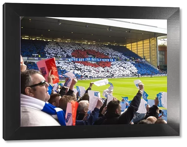 Rangers FC: Scottish Cup Triumph at Ibrox - 2003 Victory Celebration with Pride (Scottish Cup Winners Display)