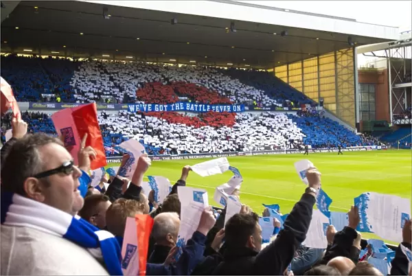 Rangers FC: Scottish Cup Triumph at Ibrox - 2003 Victory Celebration with Pride (Scottish Cup Winners Display)