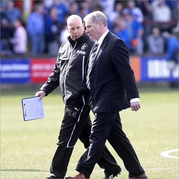 Ally McCoist and Kenny McDowall Lead Rangers at Ochilview Park: Scottish League One Showdown Against Stenhousemuir