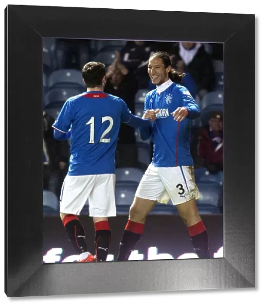 Rangers Football Club: Mohsni's Double Strike & Clark's Celebration - Scottish League One: Rangers vs Ayr United at Ibrox Stadium