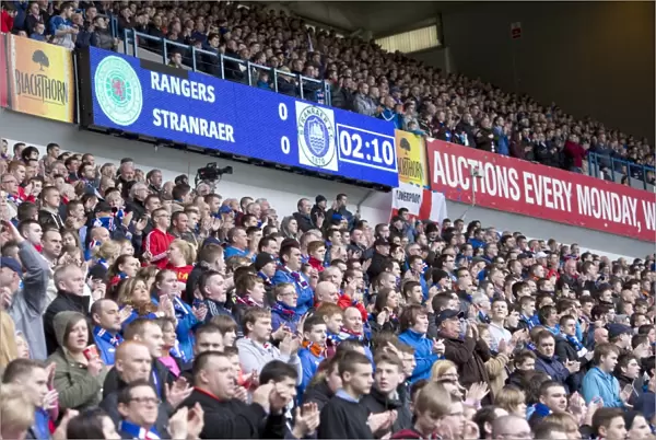 Rangers FC: A Minute of Silence for Sandy Jardine - Tribute to the 2003 Scottish Cup Winning Legend (Scottish League One vs Stranraer)