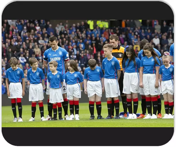 Rangers Football Club: A Moment of Silence for Sandy Jardine at Ibrox Stadium - In Honor of the Scottish Cup Winning Legend