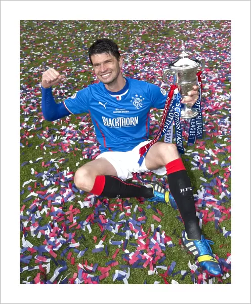 Emilson Cribari's Double Victory: League One Title and Scottish Cup Triumph at Ibrox Stadium