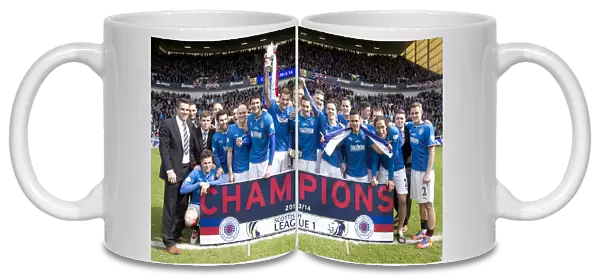 Rangers Football Club: League One Champions 2023 - Celebrating Victory with Captain Lee McCulloch and Team at Ibrox Stadium
