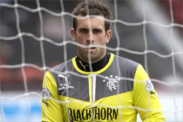 Cammy Bell: Guarding Rangers Goal Against Dunfermline Athletic in Scottish League One