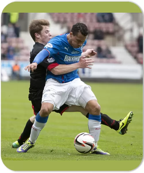 Intense Rivalry: Peralta vs. Whittle - Scottish League One Showdown between Dunfermline Athletic and Rangers