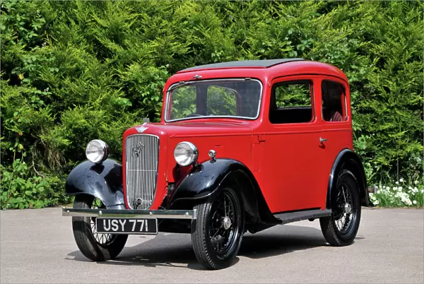 Austin Seven Ruby 1937 Red