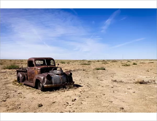 Endee, New Mexico, USA. Abandoned Route 66