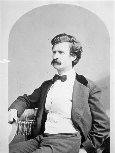 SAMUEL LANGHORNE CLEMENS (1835-1910). Mark Twain. American writer and humorist