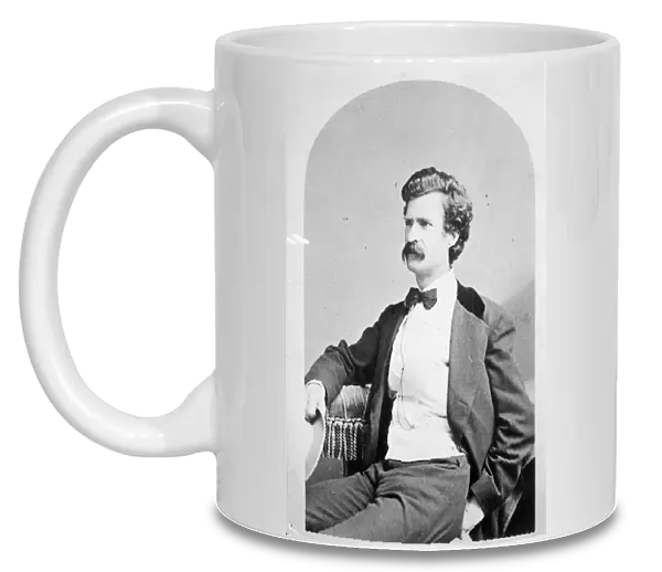 SAMUEL LANGHORNE CLEMENS (1835-1910). Mark Twain. American writer and humorist