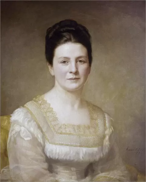 EDITH K. C. ROOSEVELT (1861-1948). Edith Kermit Carow, future wife of President