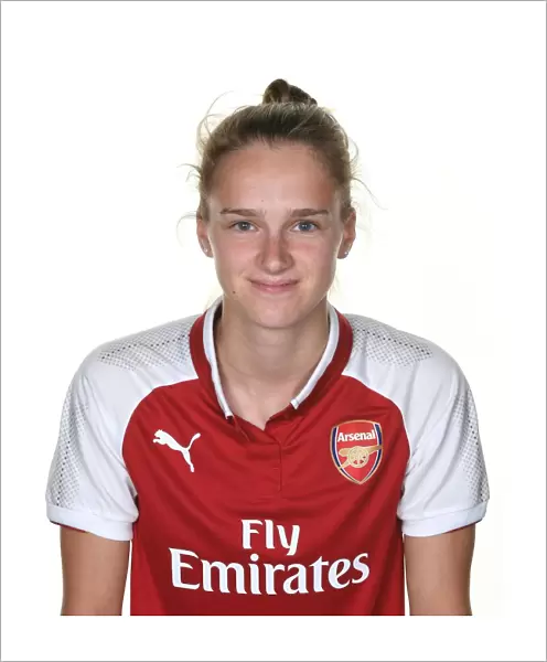 Arsenal Women's Star Vivianne Miedema at 2017 Team Photocall