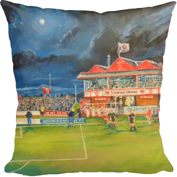 Broomfield Park Pavillion Stadium Fine Art - Airdrieonians FC