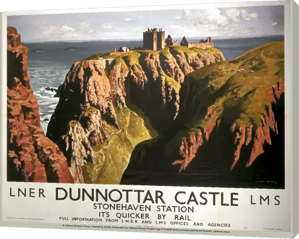 Dunnottar Castle, LNER & LMS poster, 1939