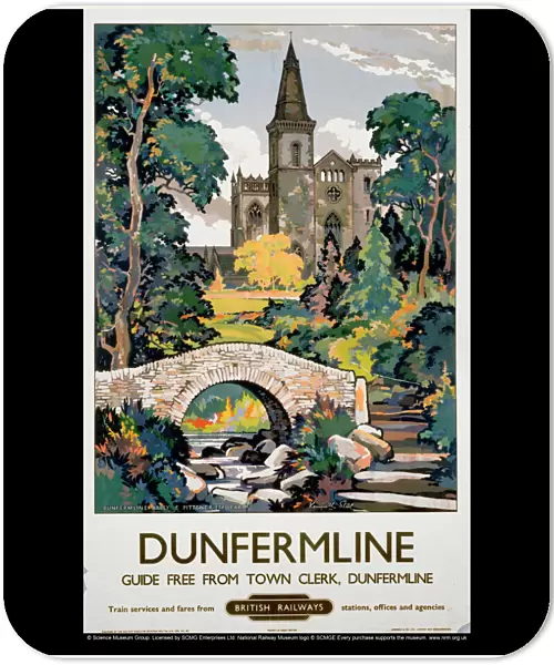 Dunfermline, BR (ScR) poster, 1959