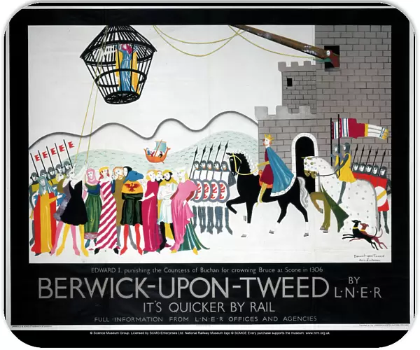 Berwick-upon-Tweed, LNER poster, 1930