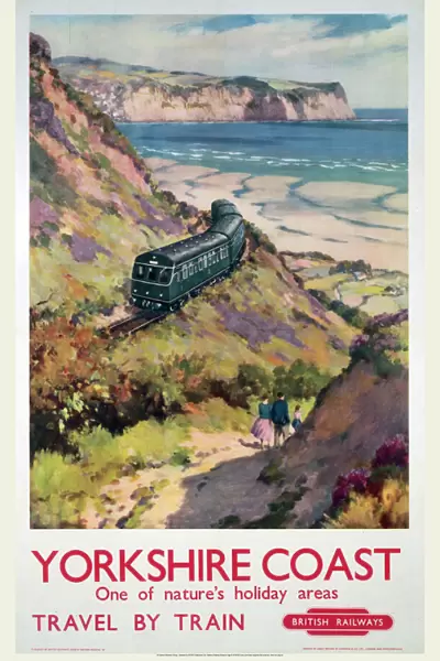Yorkshire Coast, BR poster, 1959