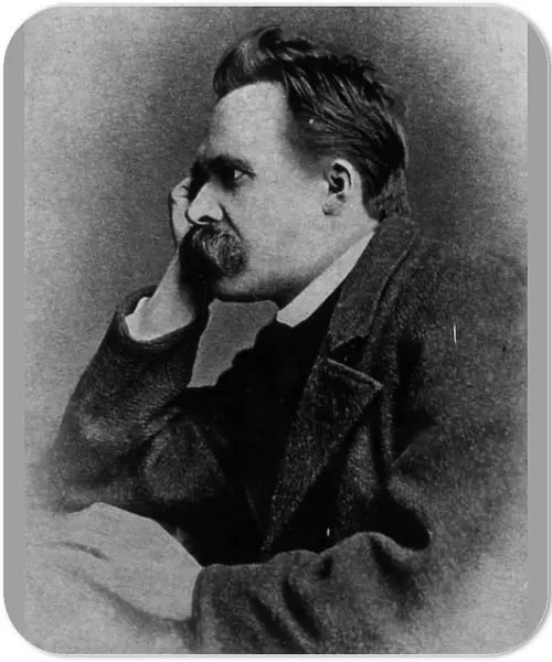 Nietzsche. circa 1885: German philosopher Friedrich Nietzsche (1844 - 1900)