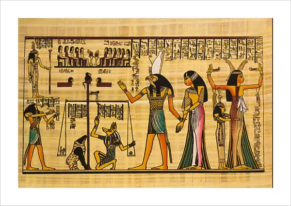 Egyptian ancient papyrus