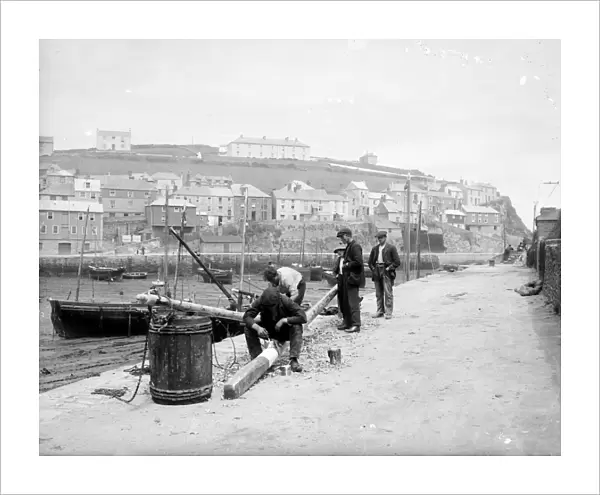 East Quay, Mevagissey, Cornwall. 1920s
