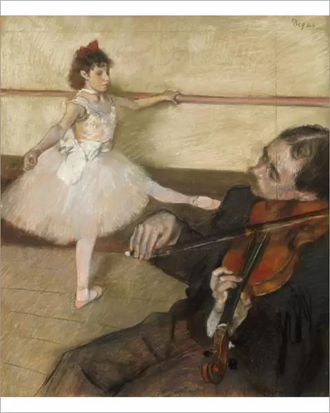 The Dance Lesson, c. 1879 (pastel)