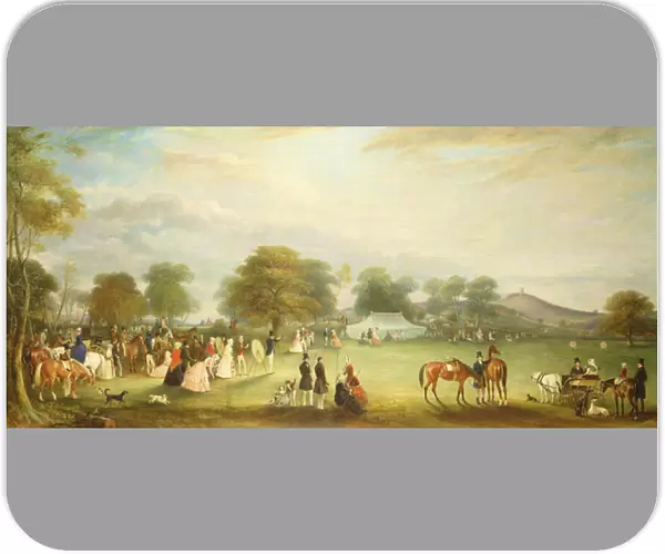 Archery Meeting in Bradgate Park, Leicestershire, 1850 (oil on canvas)