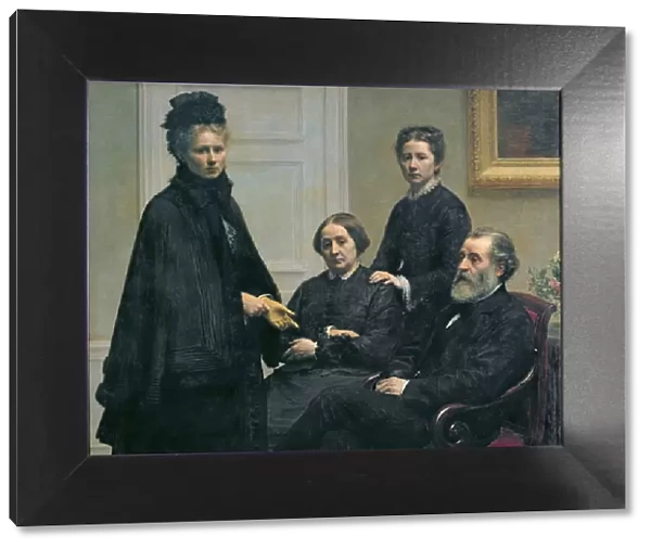 The Dubourg Family, 1878 (oil on canvas)