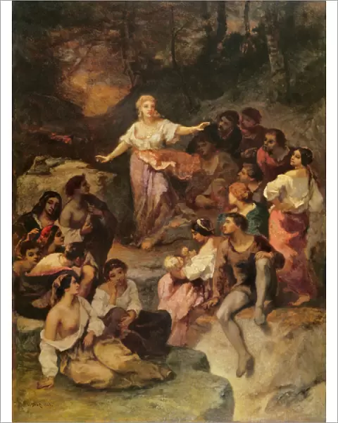 Gypsy Encampment, 1848 (oil on canvas)