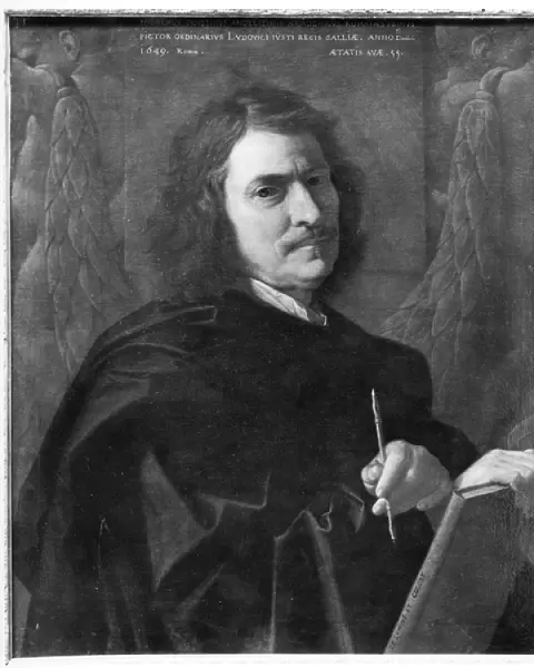 Self Portrait, 1649 (oil on canvas) (b  /  w photo)