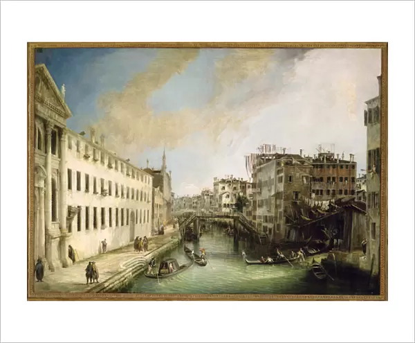 Rio dei Mendicanti, 1724 (oil on canvas)