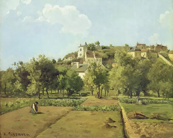Pontoise, or The Gardens of the Hermitage, Pontoise, 1867 (oil on canvas)