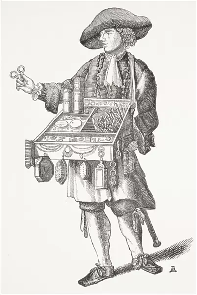 A Chapman, from The Cries and Habits of the City of London by M