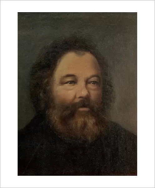 Portrait of Mikhail Aleksandrovitch Bakunin (1814-1876) c. 1865 (oil on canvas)