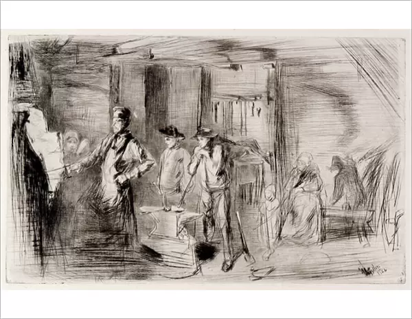 The Forge, 1861 (drypoint)