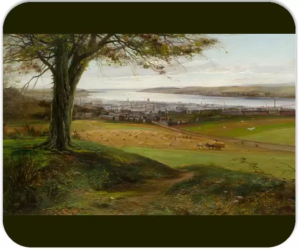 Dundee from Balgay, 1890 (oil on canvas)