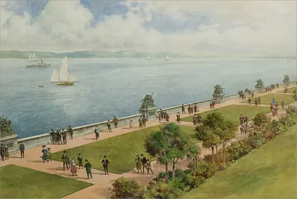 Artists Project for Riverside Drive, Dundee, 1918 (w  /  c)