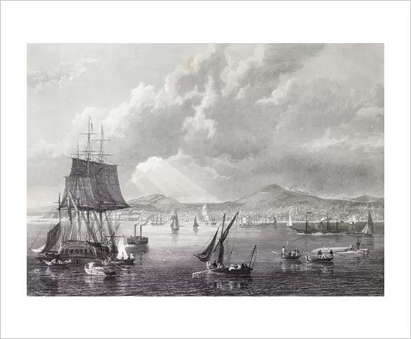View of Dundee from the River, 1836 (engraving)