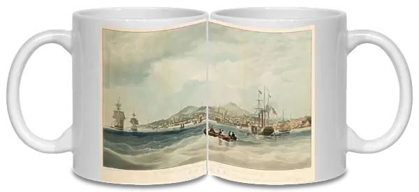 View of Dundee from the River, 1839 (aquatint)