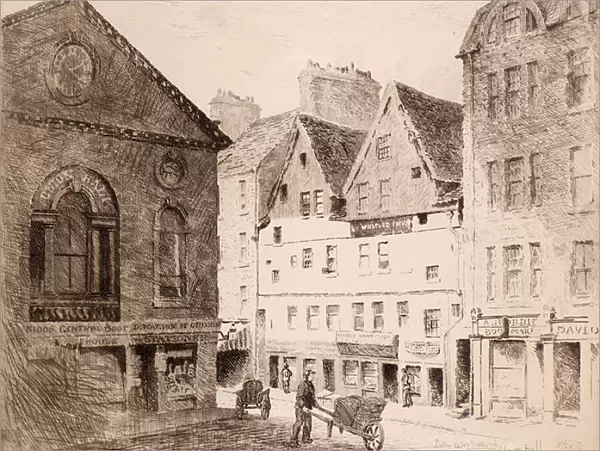 Lady Warkstairs and Union Hall (etching)