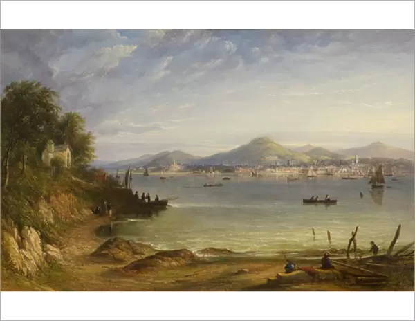 Dundee from Newport, 1853 (oil on canvas)