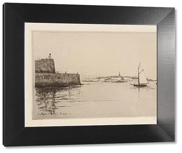Saint-Malo Viewed from Dinard (Saint-Malo vu de Dinard), 1914 (etching)